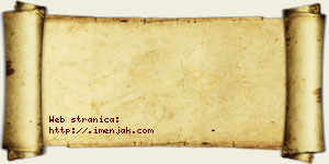 Jasmina Miljojković vizit kartica